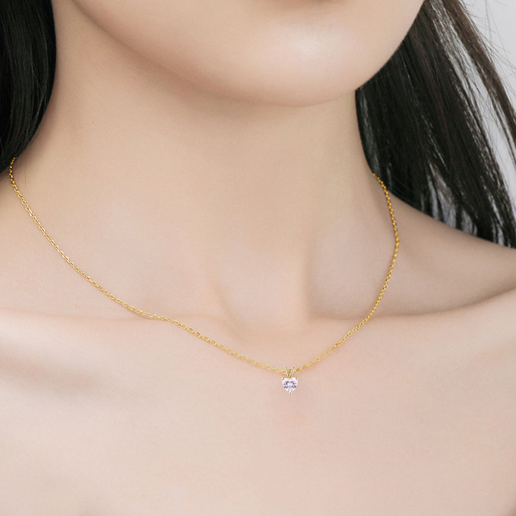 Velora – Rose Amour Hartvormige Ketting